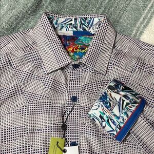 Robert Graham L/S Button Down Shirt, Style - Linear, Style# RS161007CF